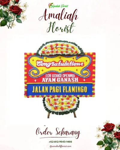 Bunga Papan Congratulation di Besuk
